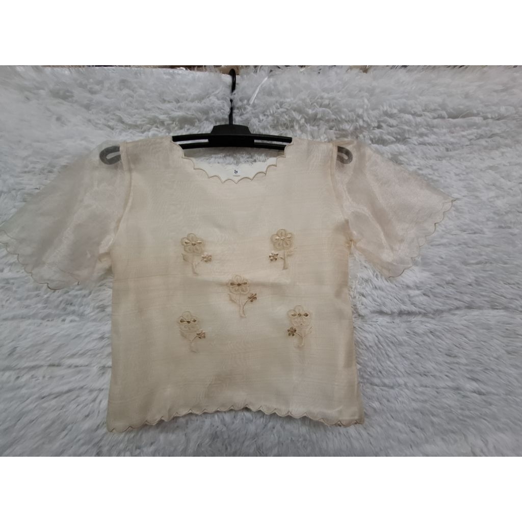 kimona for kids piña organza fabric | Shopee Philippines