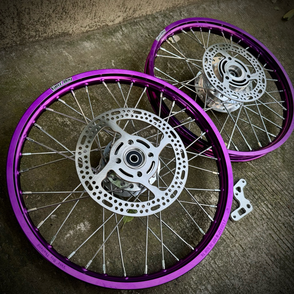 VANZBOY RIMSET RAIDER150 CARB / FI VIOLET | Shopee Philippines