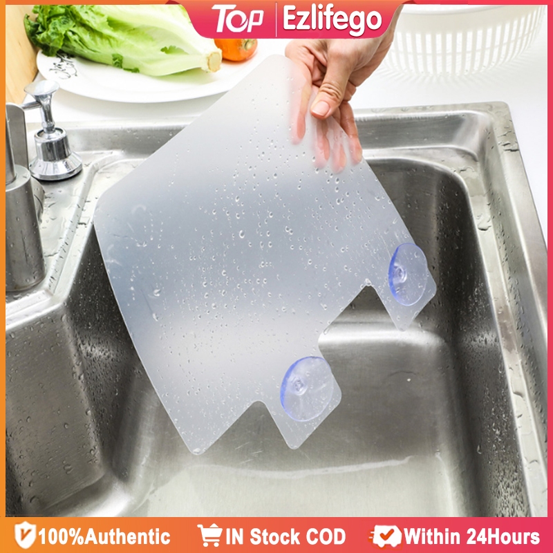 5Pcs Lightweight Suction Cup Splash Guard Translucent Sink Splash Guard ...