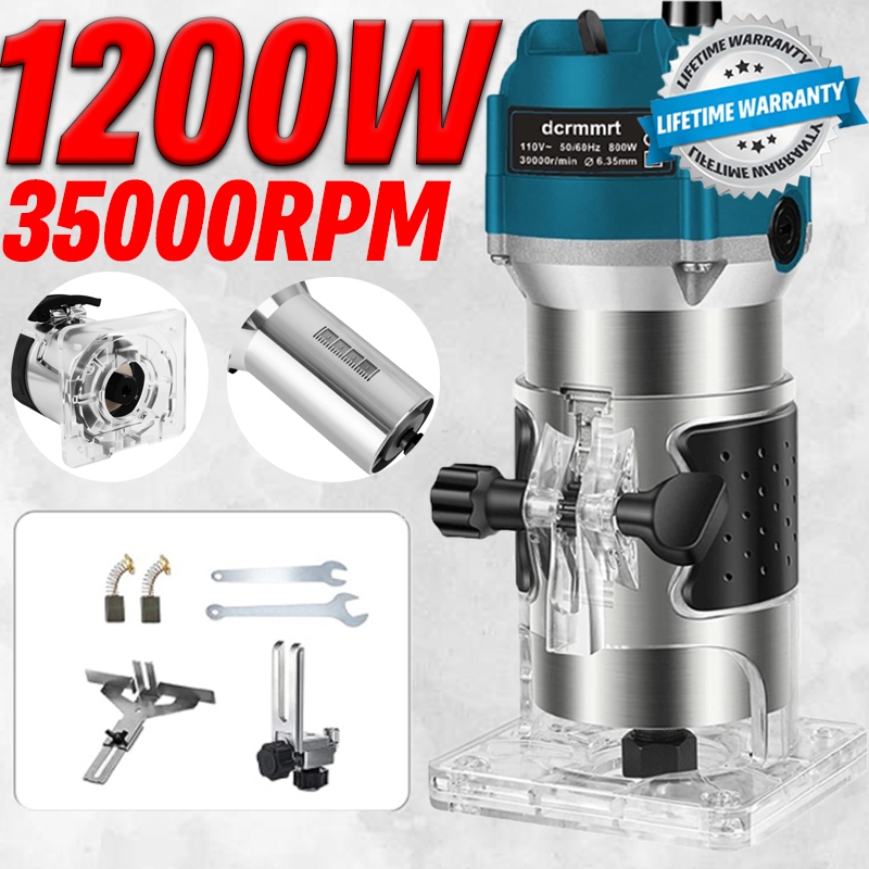 1200W Palm Wood Router Machine for Wood Trimmer Router Laminate Device ...