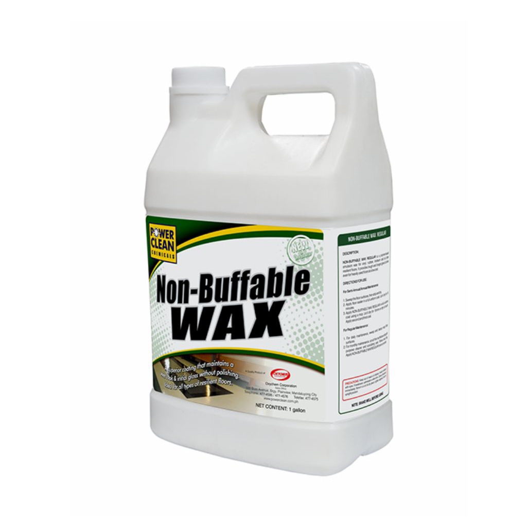 NON BUFFABLE WAX SUPREME 1GAL polish resilent floor such as vinyl ...