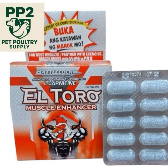 10 TABLETS- MUSCLE ENHANCER FOR GAMEFOWL | Shopee Philippines
