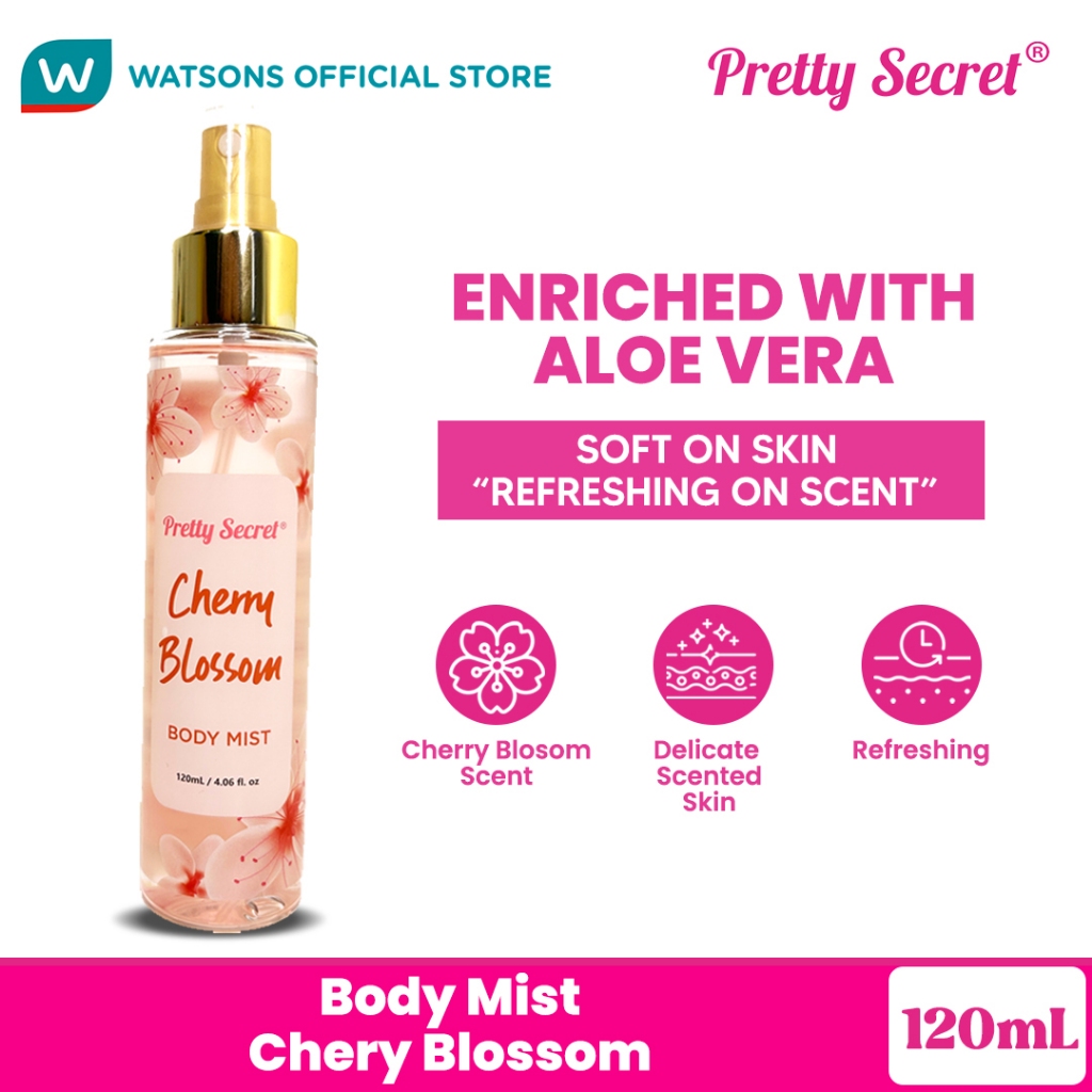 PRETTY SECRET Body Mist Cherry Blossom 120ml | Shopee Philippines