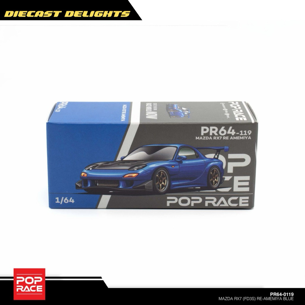 POPRACE Mazda RX7 (FD3S) Re-Amemiya Blue | Shopee Philippines