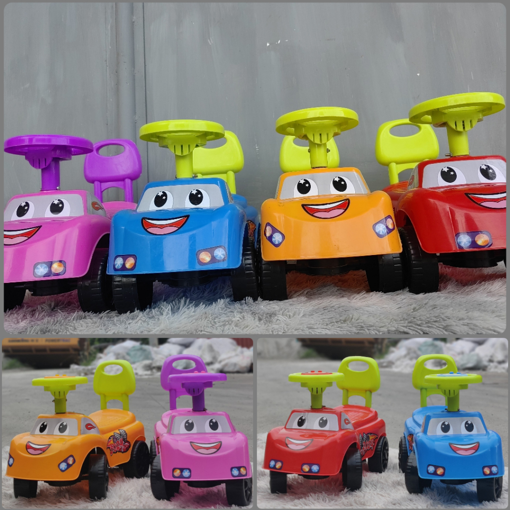 Mega car kiddie toon car ride for baby 1-4 years old No Music | Shopee ...