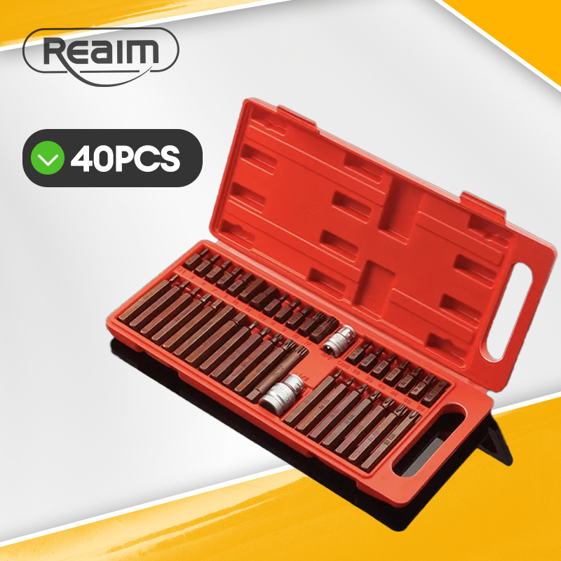 REAIM Socket Wrench Set 40 PCS Impact Bits | Shopee Philippines