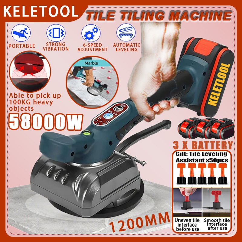 Electric Ceramic Tile Vibrator Suction Cup Automatic Floor Vibrator ...