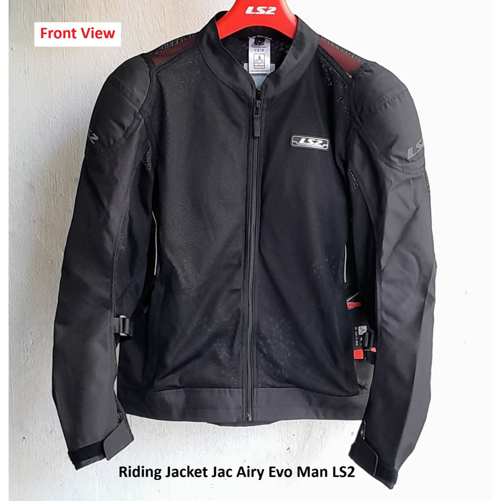 LS2 Riding Jacket with Pads Jac Airy Evo Man 1180338 | Shopee Philippines