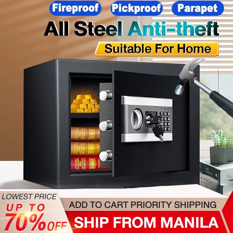 Electronic Digital Safe – Secure Storage Box with Keypad Lock for Home ...