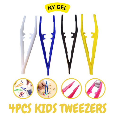Bead Tweezers Plastic Forceps Craft Tweezer for DIY Craft Jewelry ...