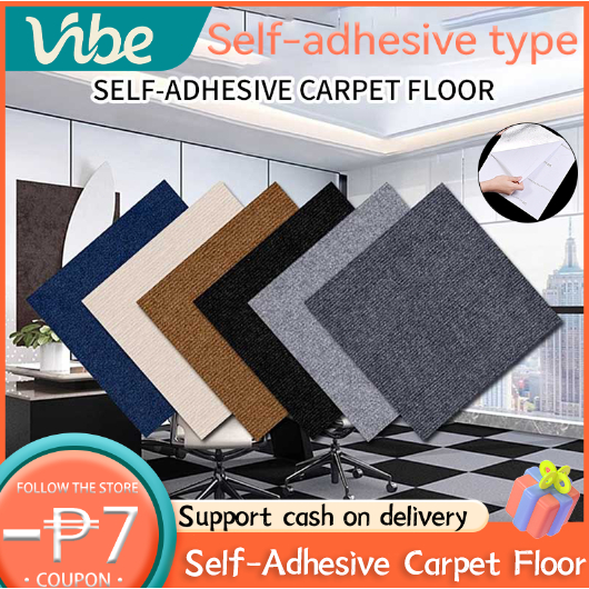 30x30cm Carpet Floor Self-Adhesive Non-slip Carpet Sticker Square For ...