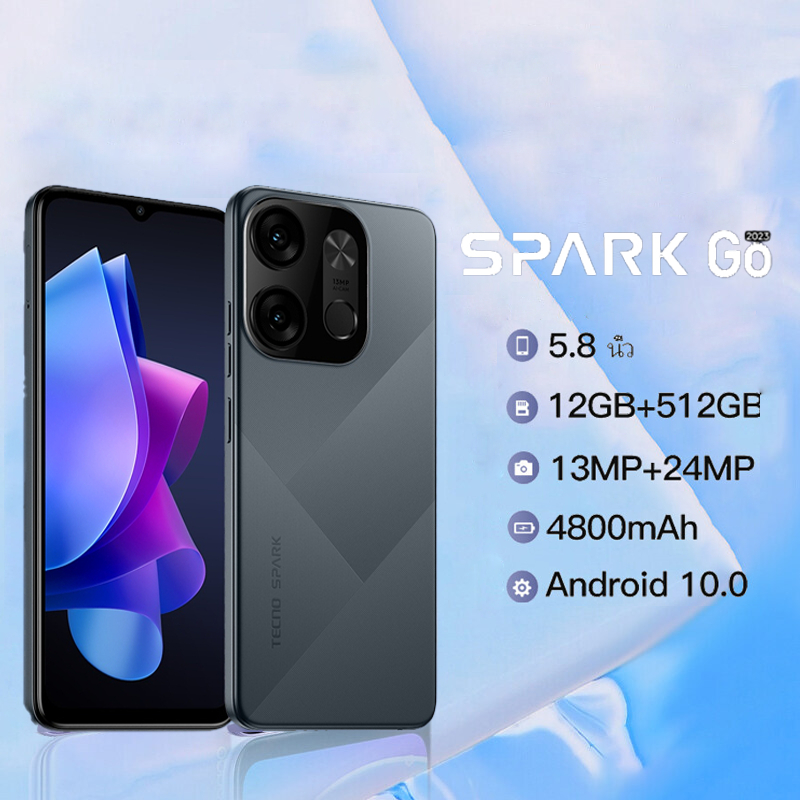 2025 Hot Cellphone SPARK GO Original phone 6.5Inch HD Screen 5000mAh 5G ...