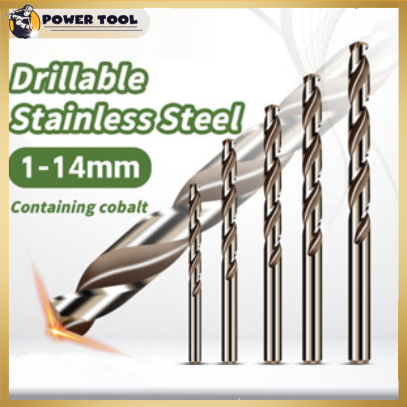 COD Metric M42 Cobalt Twist Drill Bits Set for Stainless Steel and Hard ...
