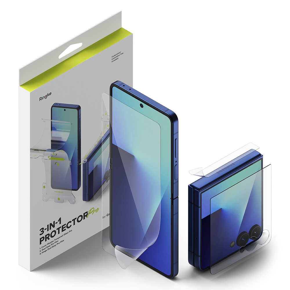 Ringke Galaxy Z Flip 7 Screen Protector | 3-in-1 Protector Pro | Shopee ...