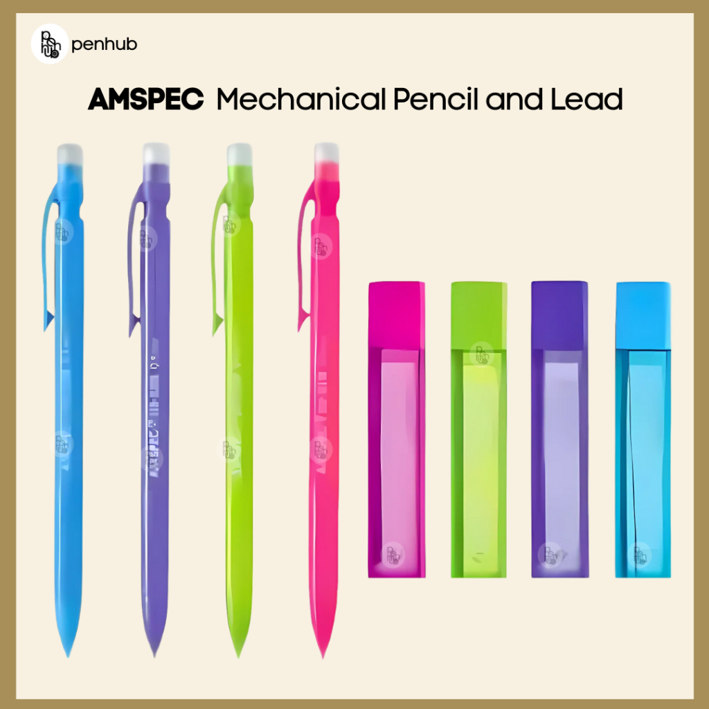AMSPEC Eco-Sleek Mechanical Pencil 0.5mm - Penhub | Shopee Philippines
