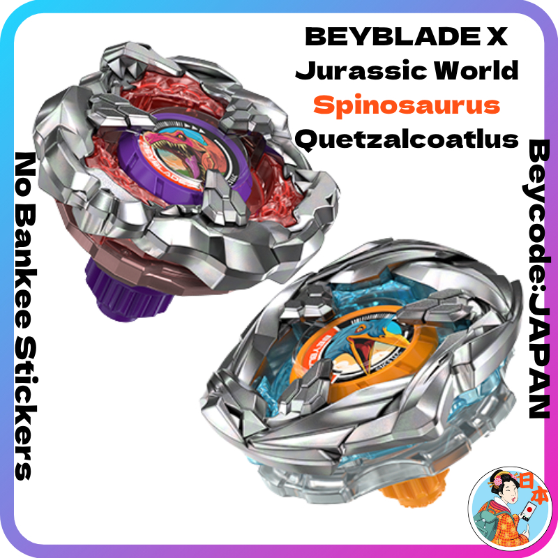 beyblade-x-jurassic-world-spinosaurus-quetzalcoatlus-no-bankee