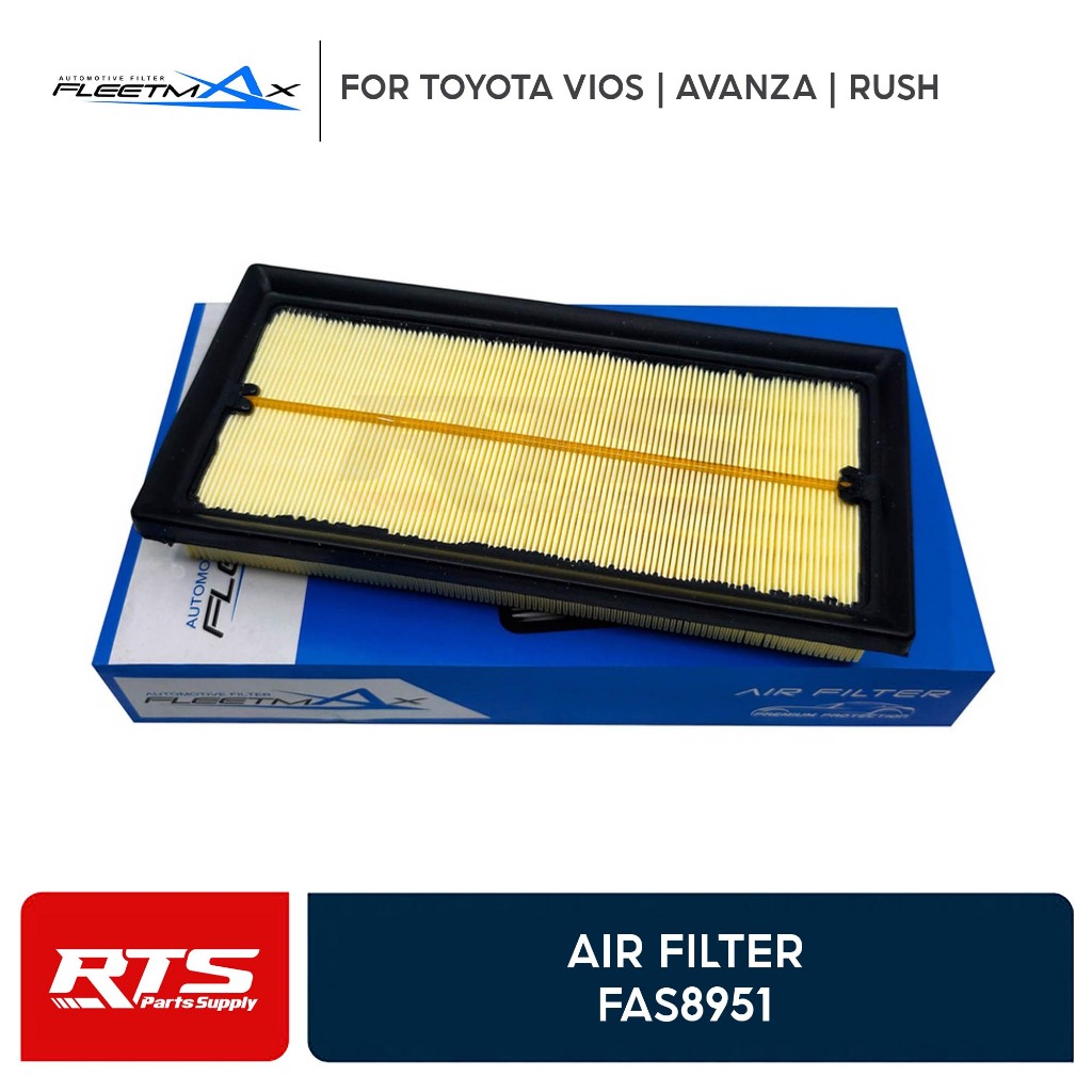 Fleetmax Engine Air Filter For Toyota Vios / Avanza / Rush Fas8951 ...