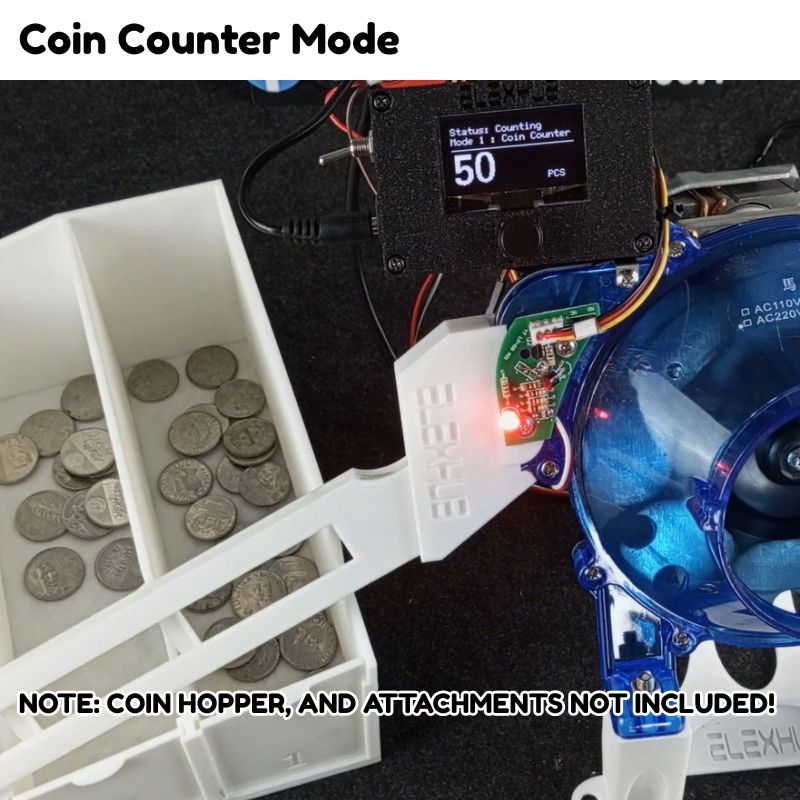 ELEXHUB Coin Board Coin COUNTER Coin CHANGER | Shopee Philippines