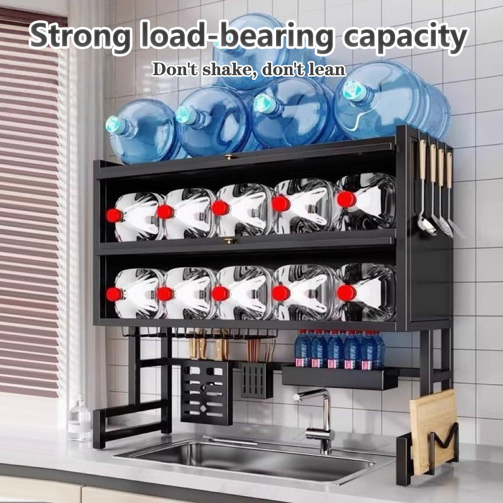Double-layer Sink Storage Rack Multifunctional Drain Rack Storage Rack ...
