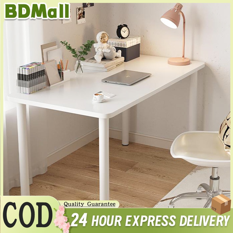 White Minimalism Office table Rental House Table Study Table Home ...