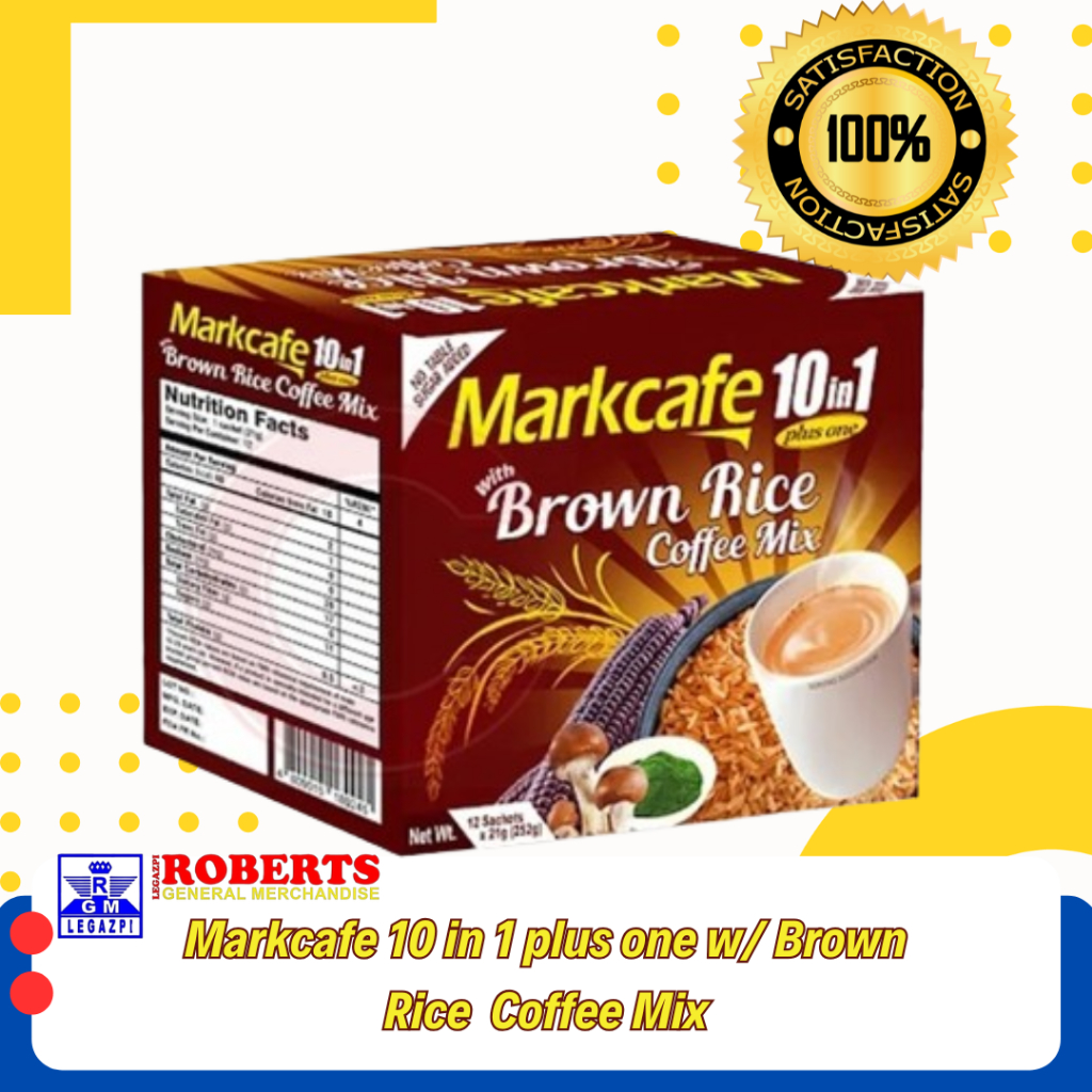 Markcafe 10 in 1 plus one W/ Brown rice Extract (1box x 12 sachets ...