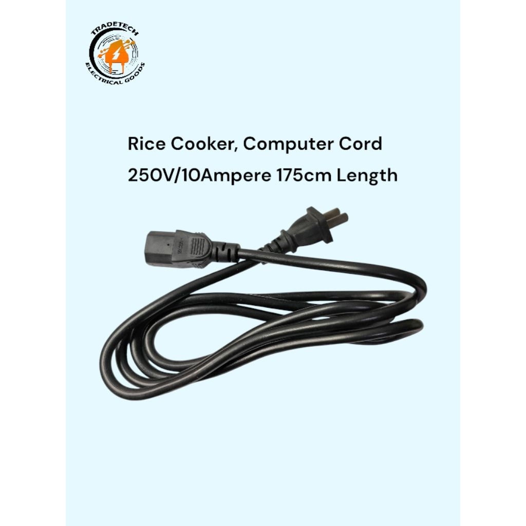 Universal Cord For Rice Cooker, Computer | Shopee Philippines