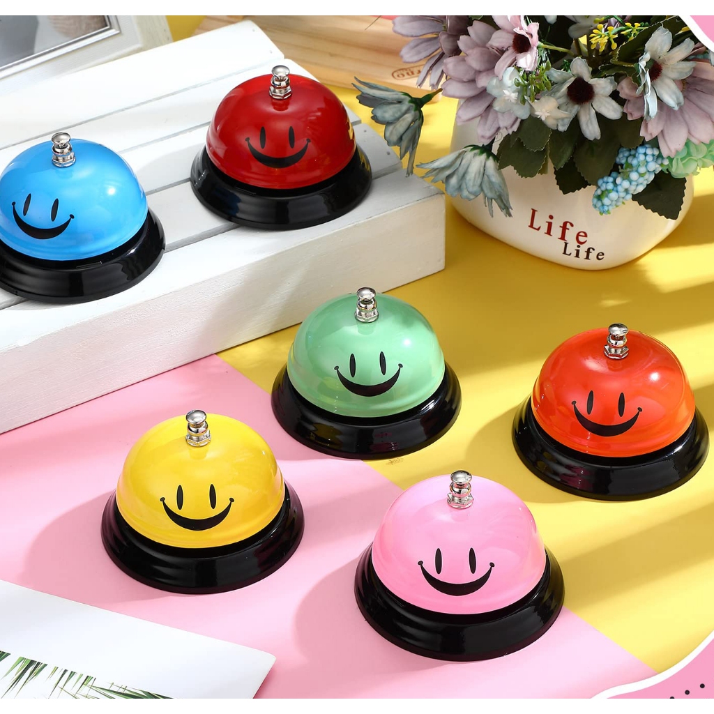 Call Bell Lovely Smile Face Desk Service Bell Ding Bell for Hotel Room ...