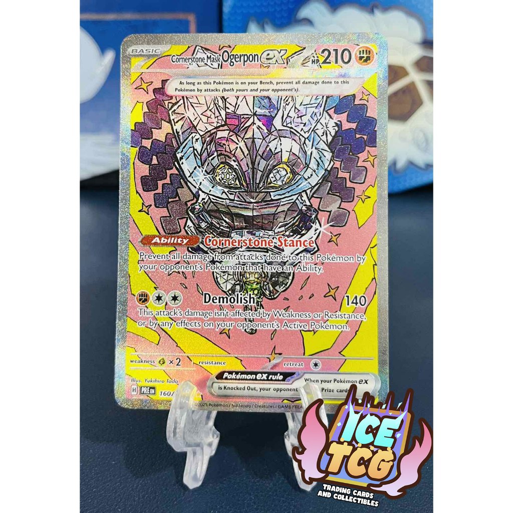 Cornerstone Mask Ogerpon ex - 160/131 - Special Illustration Rare (PRE ...