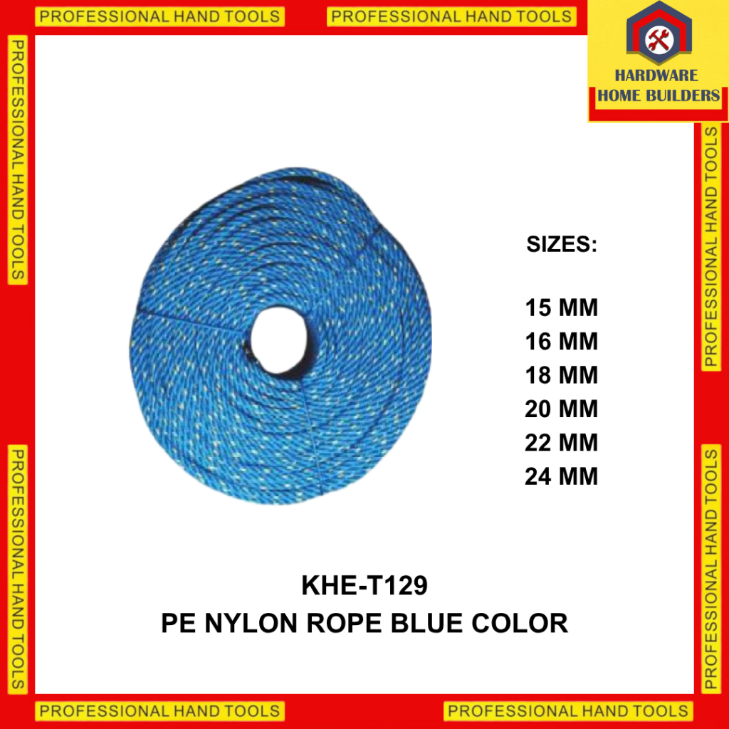 PE NYLON ROPE 15MM/16MM/18MM/20MM/22MM/24MM (185 METER) | Shopee ...