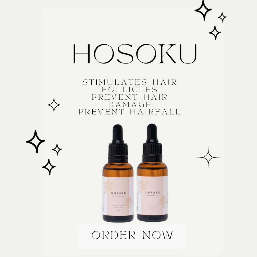H0s0ku Minoxidil 15% Daily Hair Beard Serum – Fast Absorbing