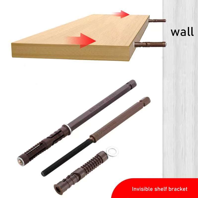 TITANIA Hidden Shelf Brackets for Bookcases Cabinets Wardrobes ...