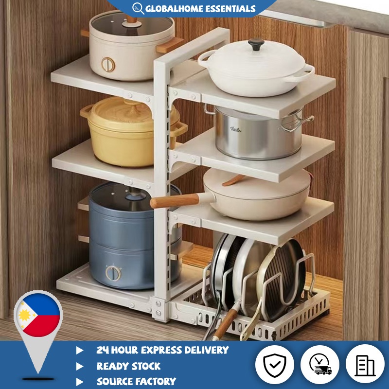 Kitchen rack Kitchen Panr Countertop stainless steel Rack 2-7 layer ...