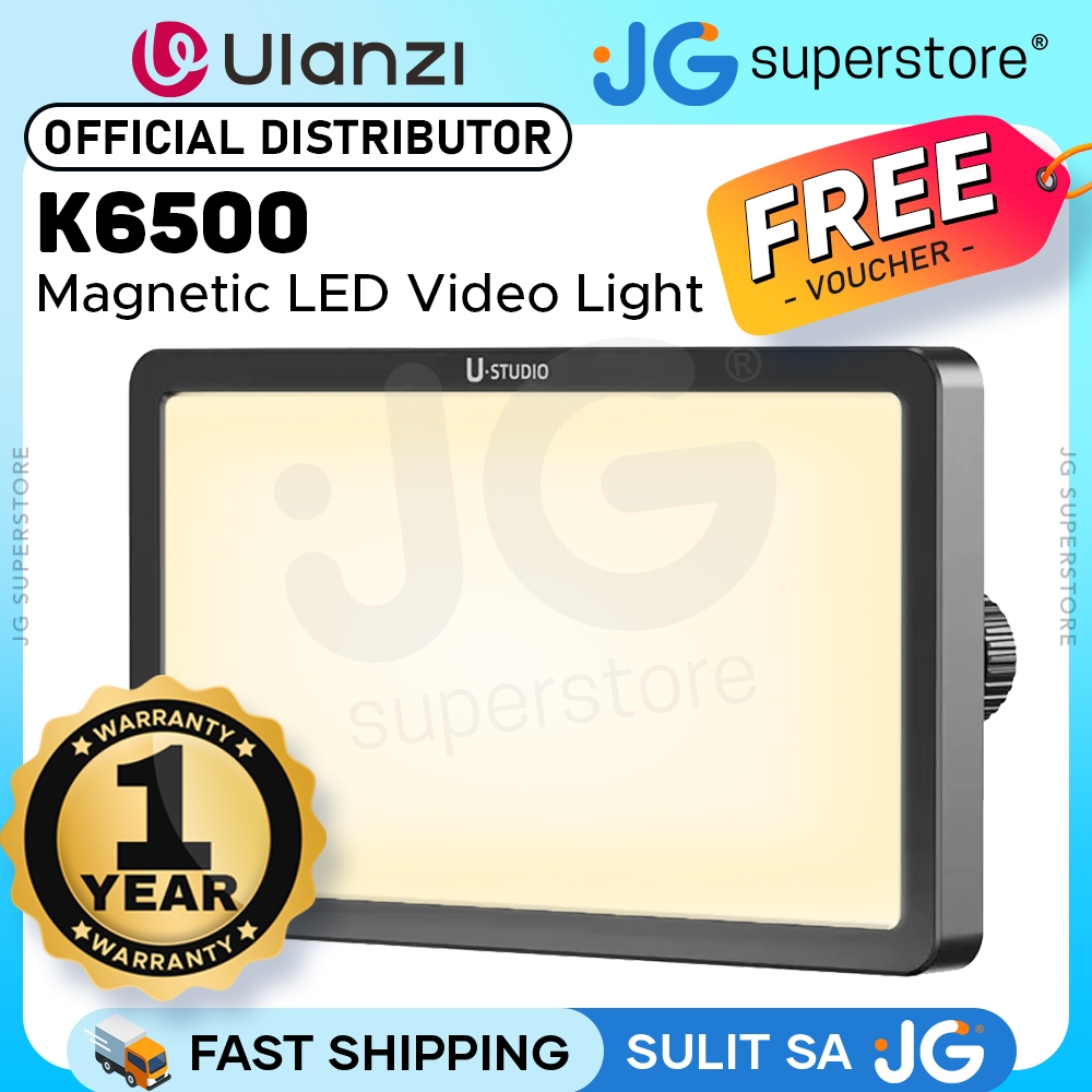 Lampe Vidéo LED ULANZI K6500 - 1000 Lux, 2900K-6500K - Batterie 8000 MAh - Support Table - Bluetooth