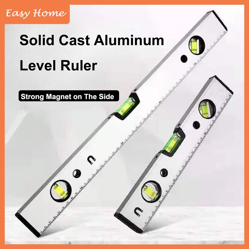 Level Ruler Aluminum Alloy Magnetic Bar Level Spirit Mason Leveller ...