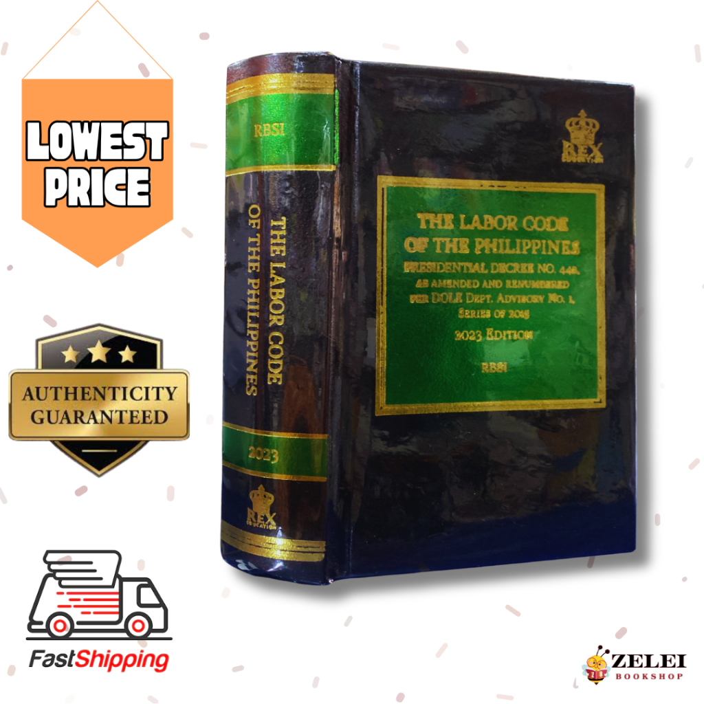 CODAL THE LABOR CODE OF THE PHILIPPINES 2023 BY REX | Shopee Philippines