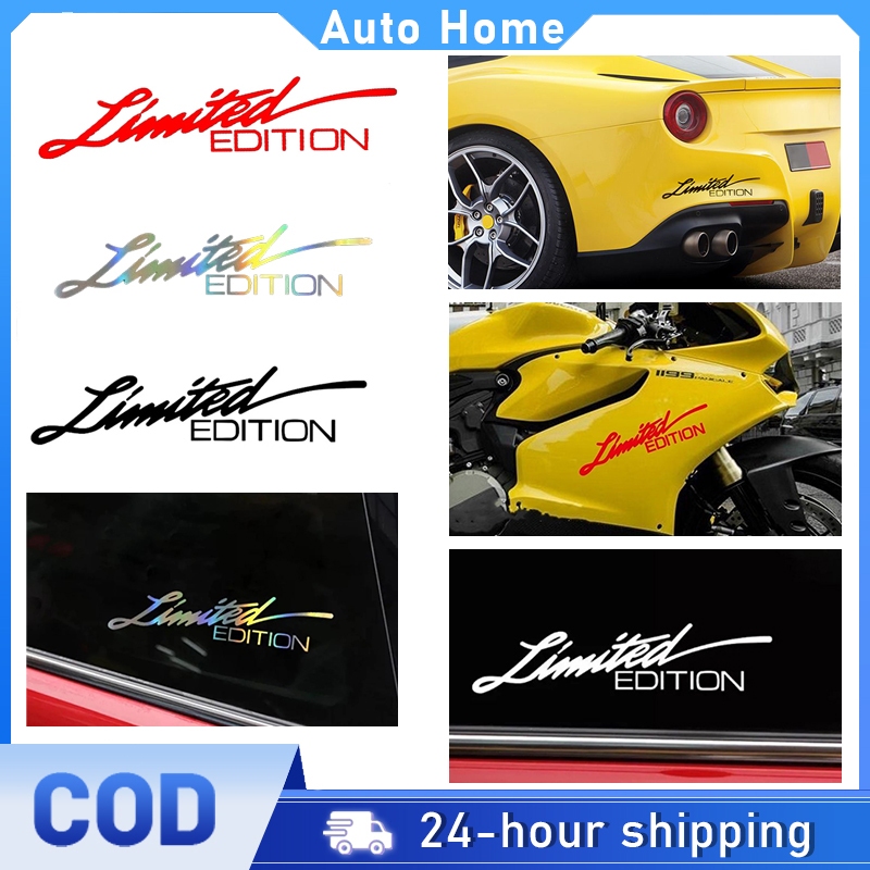 AUTO LIMITED EDITION Reflective Sticker Waterproof Vinyl Car Sticker ...
