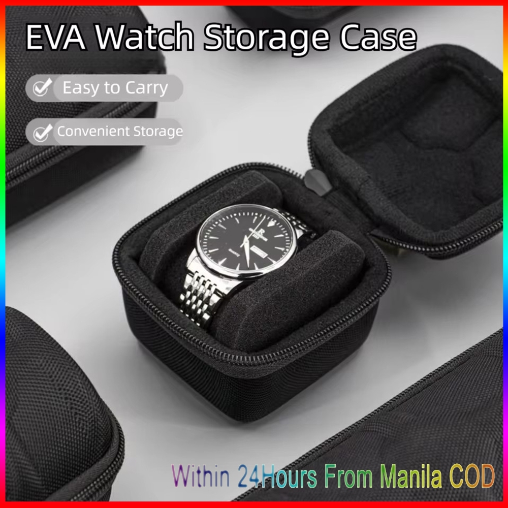 1PC Portable Watch Storage Box Hand-held Watch Protector Container ...