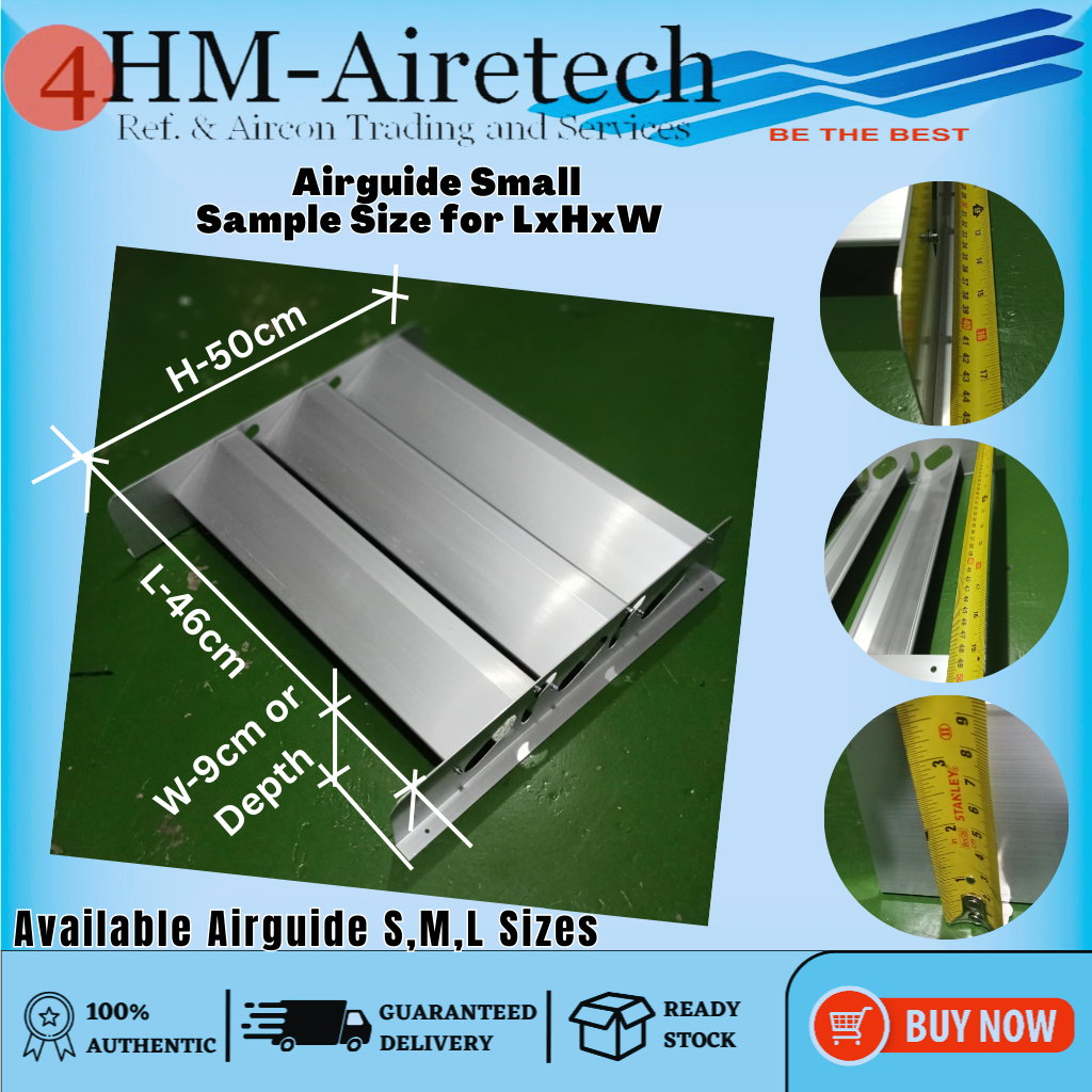 FOURHM AIR GUIDE for Airconditioning Outdoor Unit S-M-L Size (Thick and ...