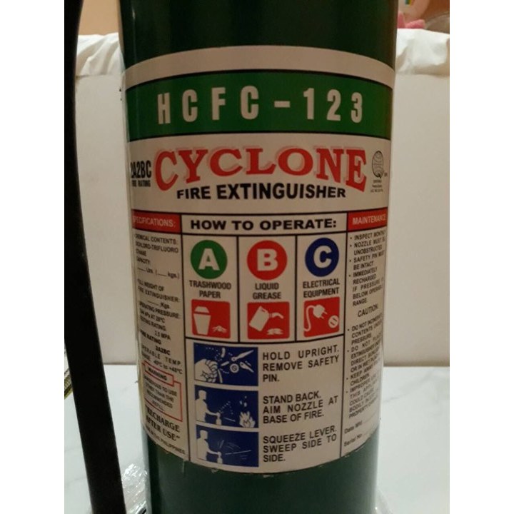 Fire Extinguisher HCFC 50lbs Wheel Type HCFC-123 50 lbs Wheeled Type ...