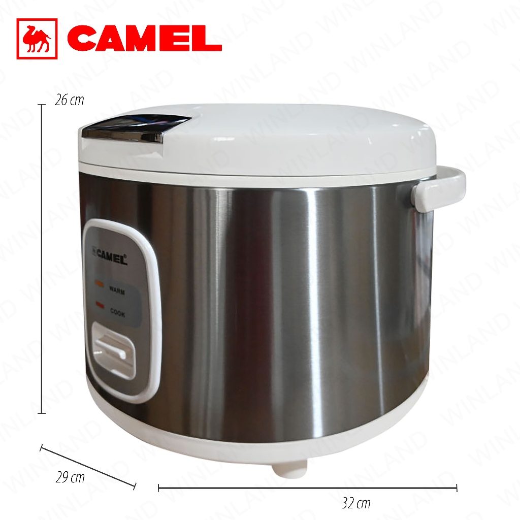 Camel by Winland 1.8 Liters / 10 cups Capacity Jar Type Rice Cooker ...