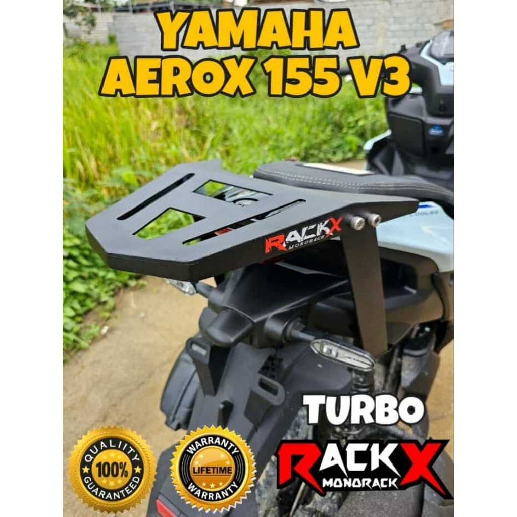 RACK X MONORACK FOR YAMAHA AEROX 155 V3 (TURBO) (SP) (STANDARD ...