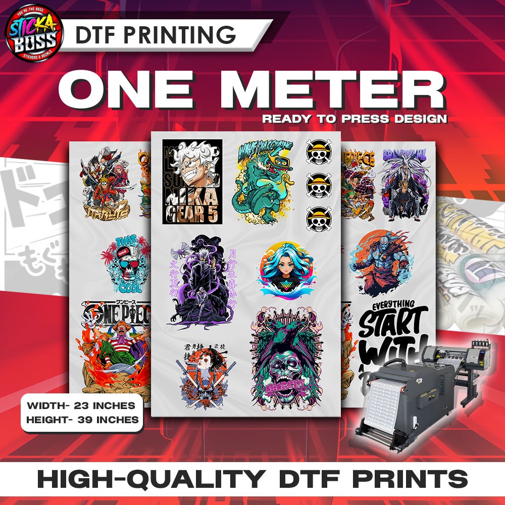 DTF PRINTING | 22 x 39 INCHES [1 METER] HIGH QUALITY DTF PRINTING ...