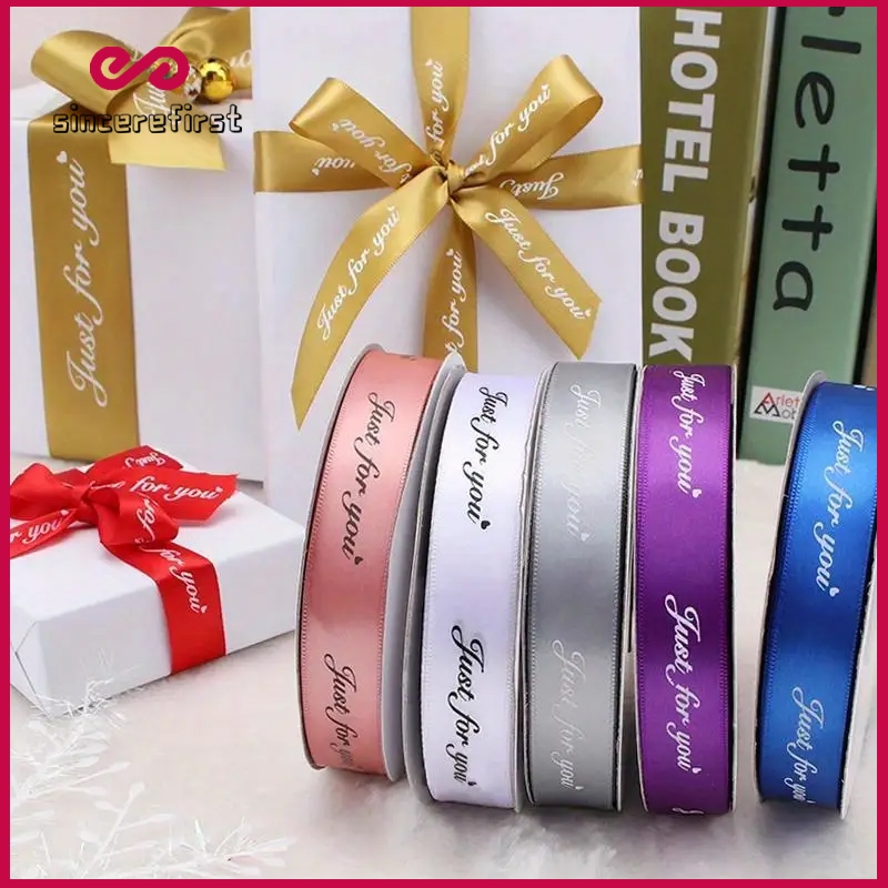 (45Yard/Roll) Floral Packaging Ribbon Letter Ribbon Gift Packaging ...