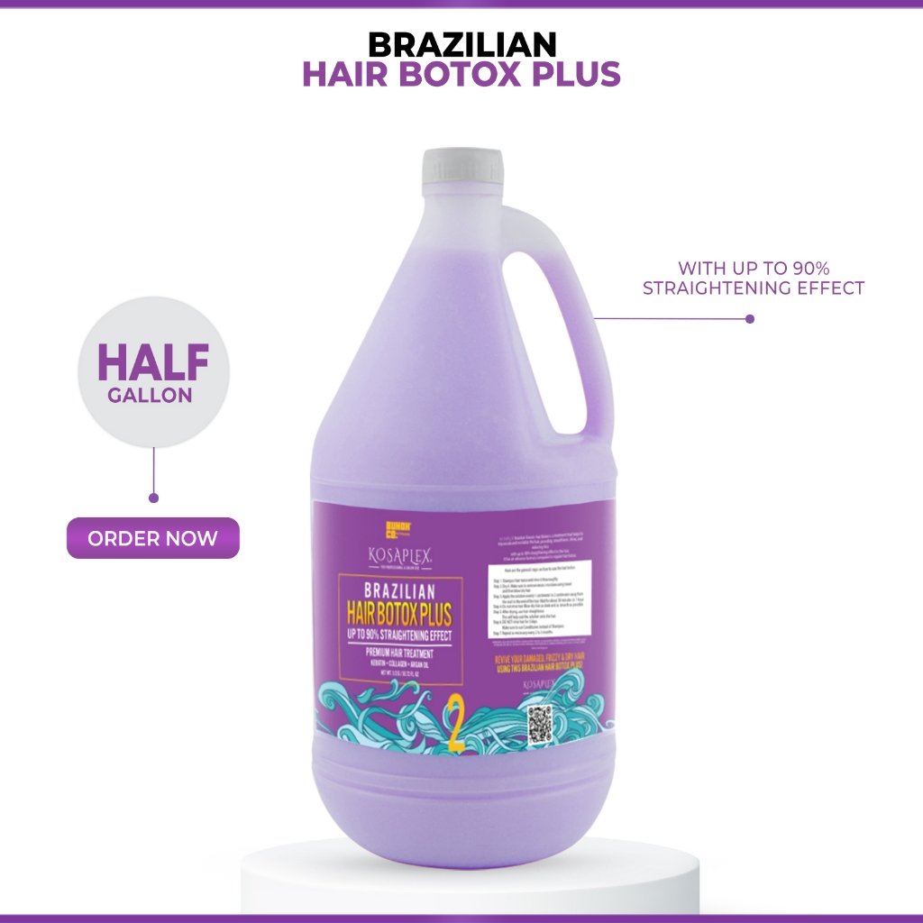 Half Gallon (1500ML) Kosaplex Brazilian Hair Botox Plus by Buhok Co ...