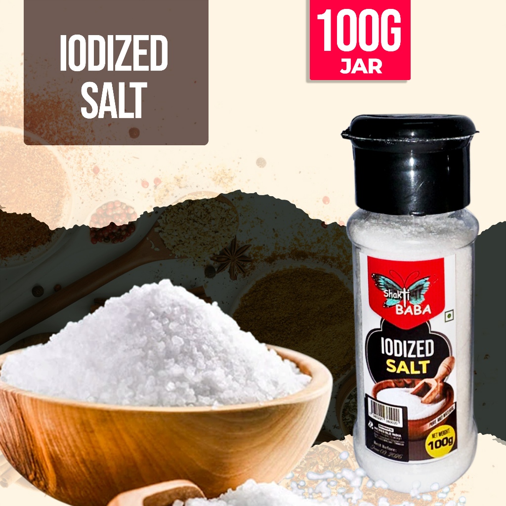 Shakti Baba Iodized Salt 100g Shaker Bottle | Shopee Philippines