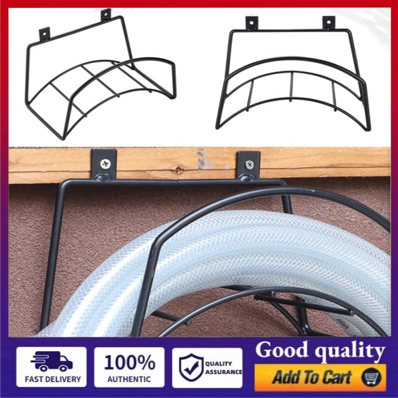 Garden Hose Rack Metal Hose Hanger Holder Storage Rack Organizer Water ...