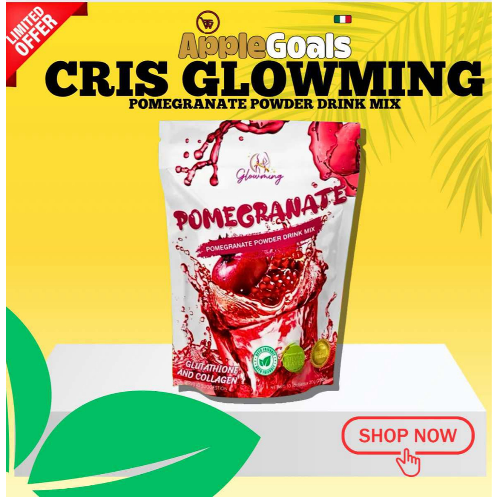 CC GLAM GLOWMING SHAPE DETOX POMEGRANATE Glutathione Collagen Drink 10 ...