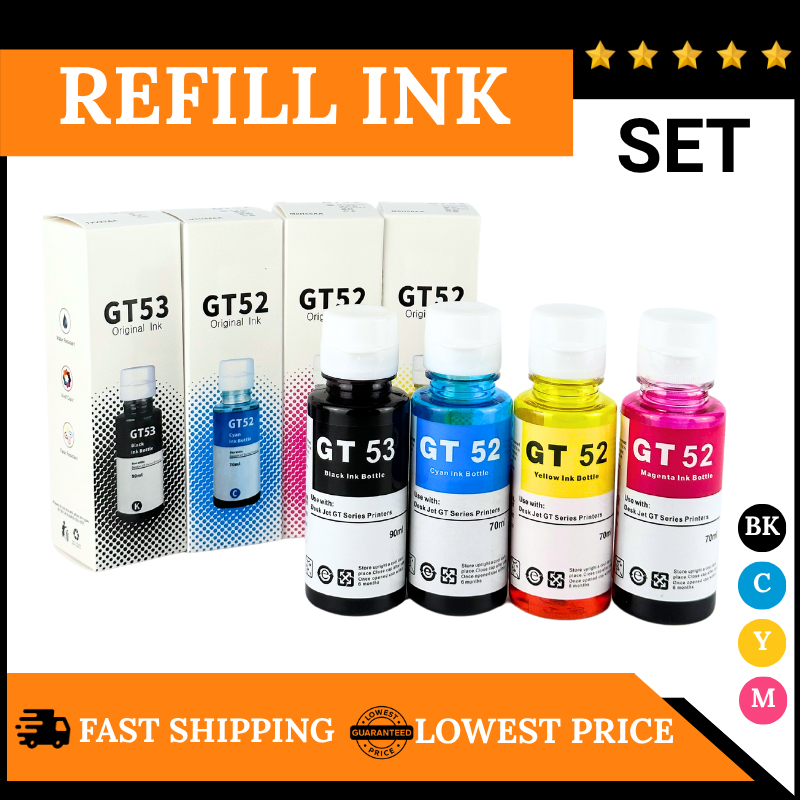 GT53 GT52 HP Refill Ink for HP INK TANK 410 319 310 419 315 415 HP ...