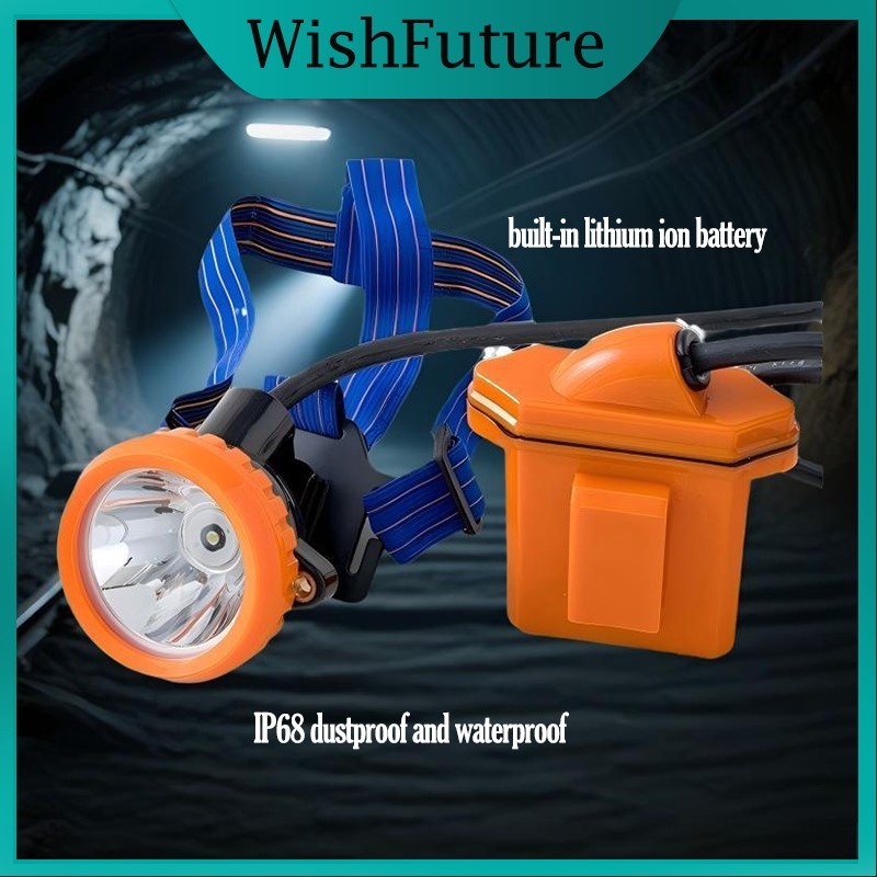 KL5M Miner's Lamp Wisdom Flashlight Rechargeable Lithium Battery Light ...