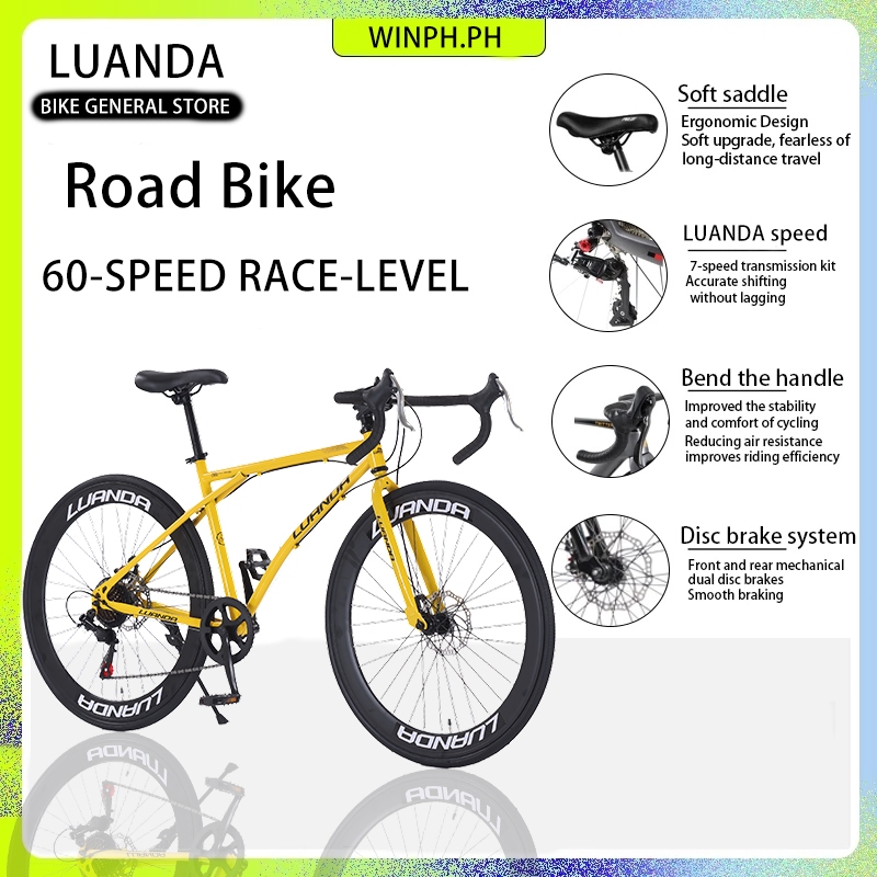 Luanda 700c Fixie Bike LUANDA 700c Road Bike Adult Bike Fixie Bike